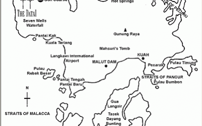 The Datai Resort Langkawi فندق داتاي جزيرة لنكاويmapخريطة 