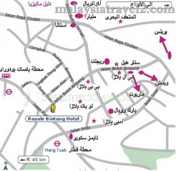 خريطة شارع العرب